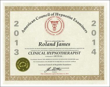 Clinical Hypnotherapist Certificate