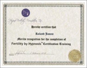 Hypnotherapy certificate