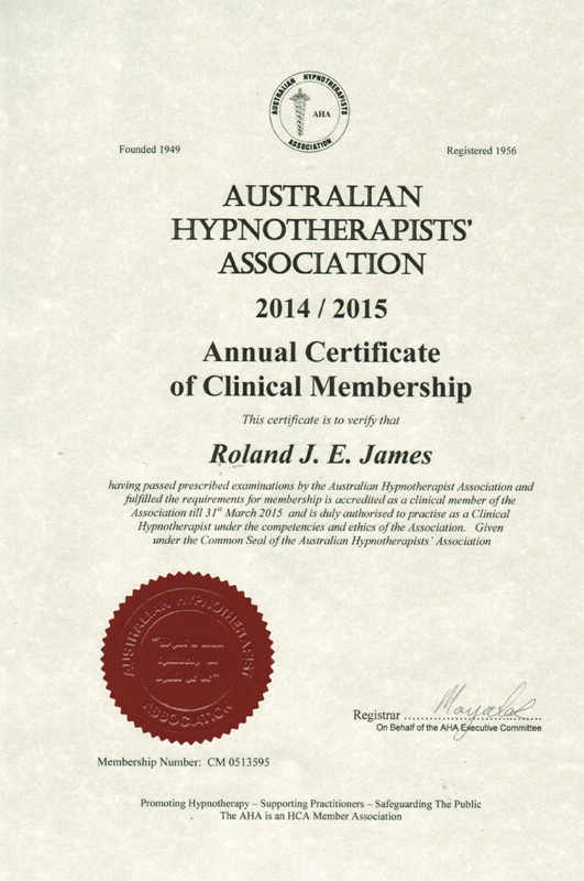 Australian Hypnotherapist Assoc