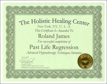 Past Life Regression Certificate