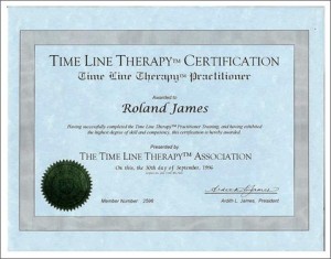 Time Line Therapy Certificate
