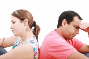 stressed couple